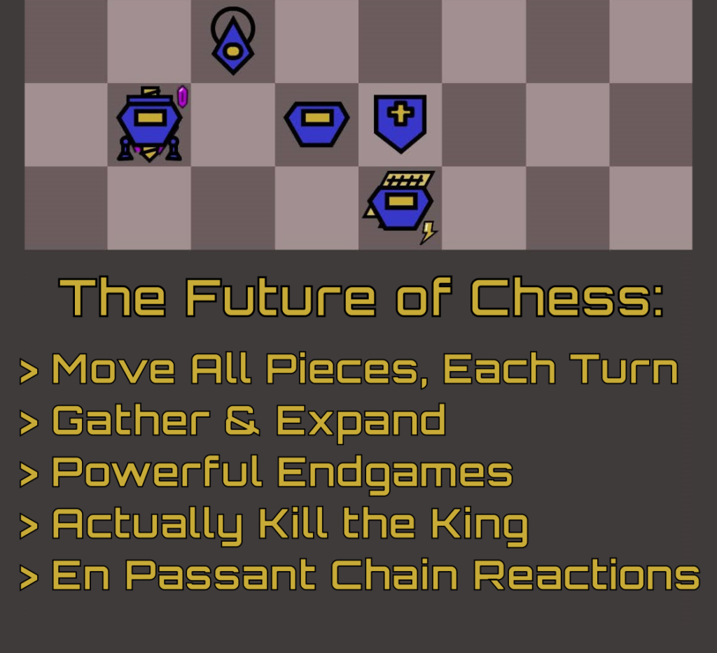 Space Chess Main Features Graphic Text